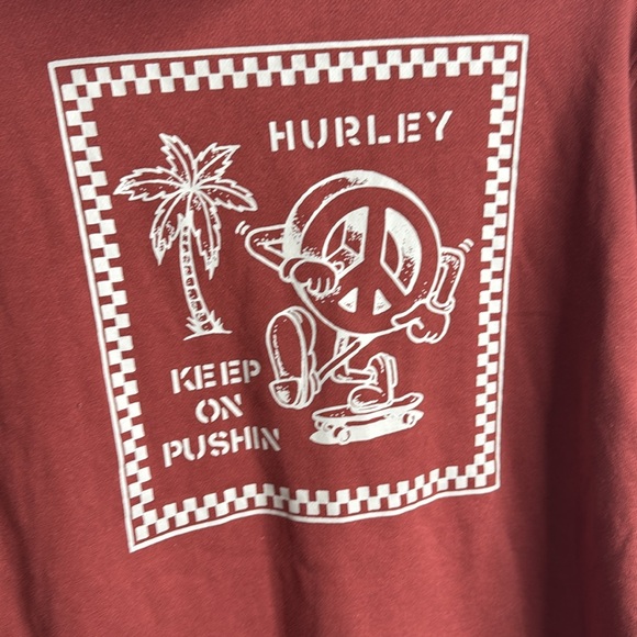 Hurley Pushin Pullover Hoodie NWT Large Surfer/ Skater - Picture 8 of 8